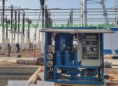 330KVA升壓站絕緣油濾油機用途及安裝現場